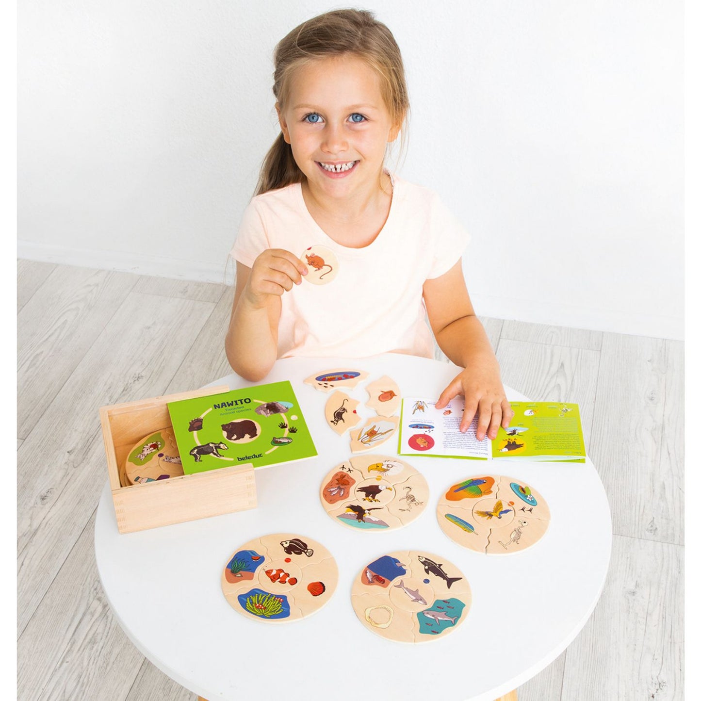 Animal Species - Wooden Puzzle Set | Wooden Educational Toy