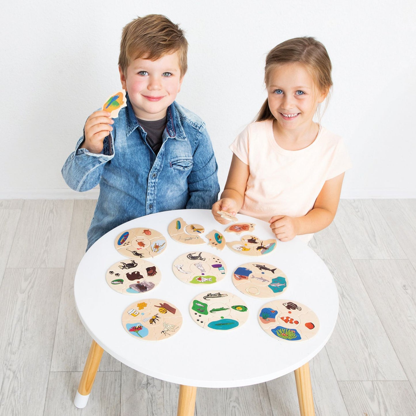 Animal Species - Wooden Puzzle Set | Wooden Educational Toy