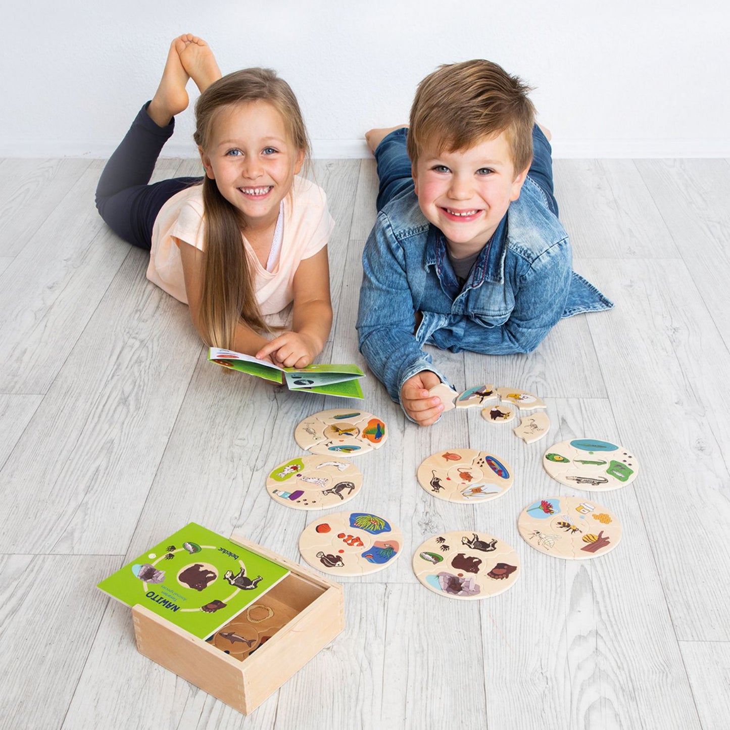 Animal Species - Wooden Puzzle Set | Wooden Educational Toy