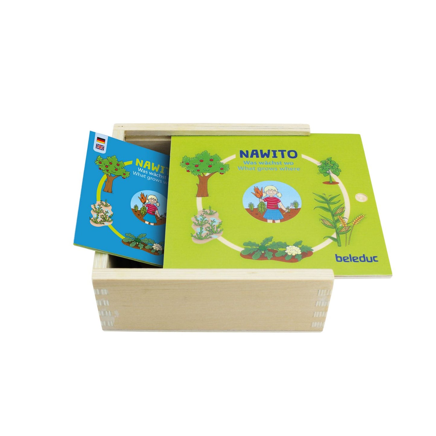 What Grows Where - Wooden Puzzle Set | Wooden Educational Toy