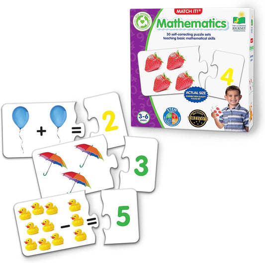Match It! Mathematics | Jigsaw Puzzles For Kids