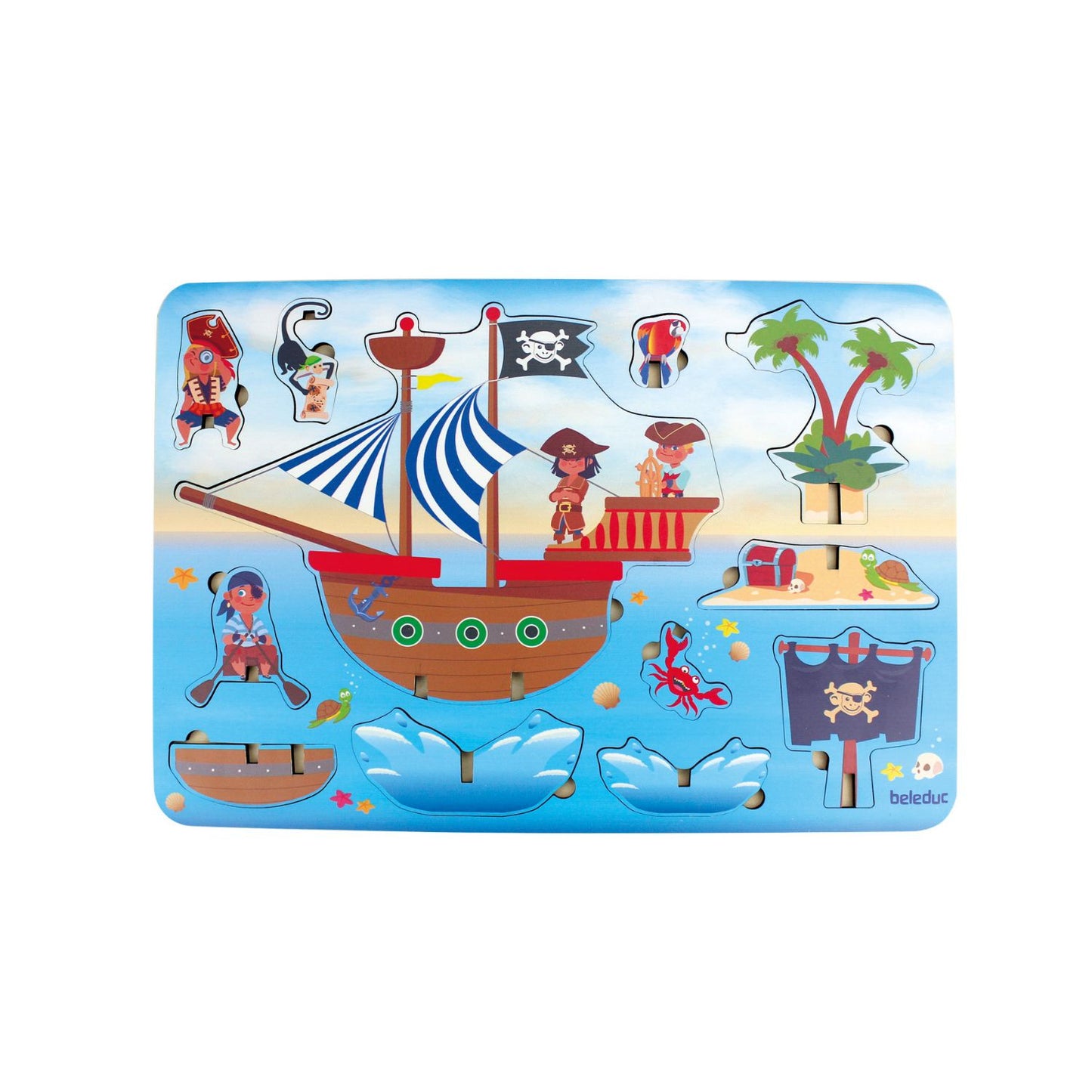 Pirates - 3D Adventure Puzzle | Wooden Puzzle | Wooden Educational Toy