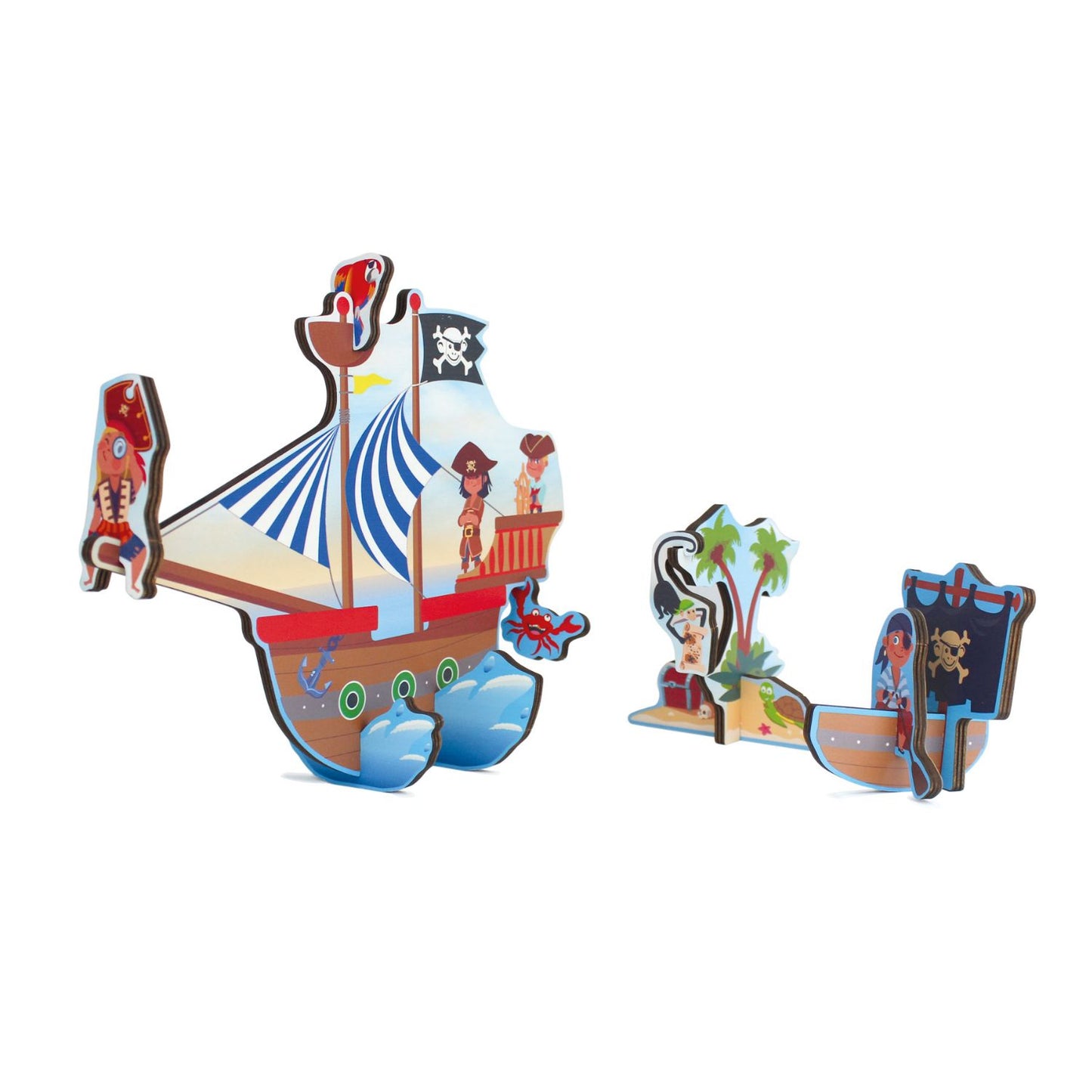 Pirates - 3D Adventure Puzzle | Wooden Puzzle | Wooden Educational Toy