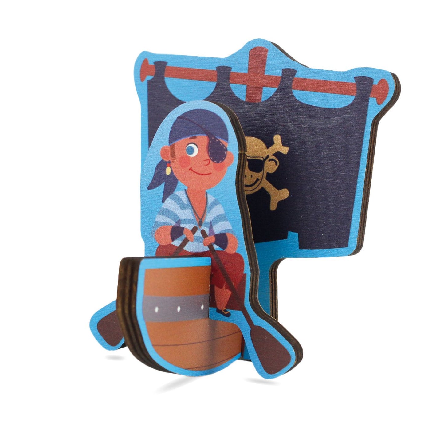 Pirates - 3D Adventure Puzzle | Wooden Puzzle | Wooden Educational Toy