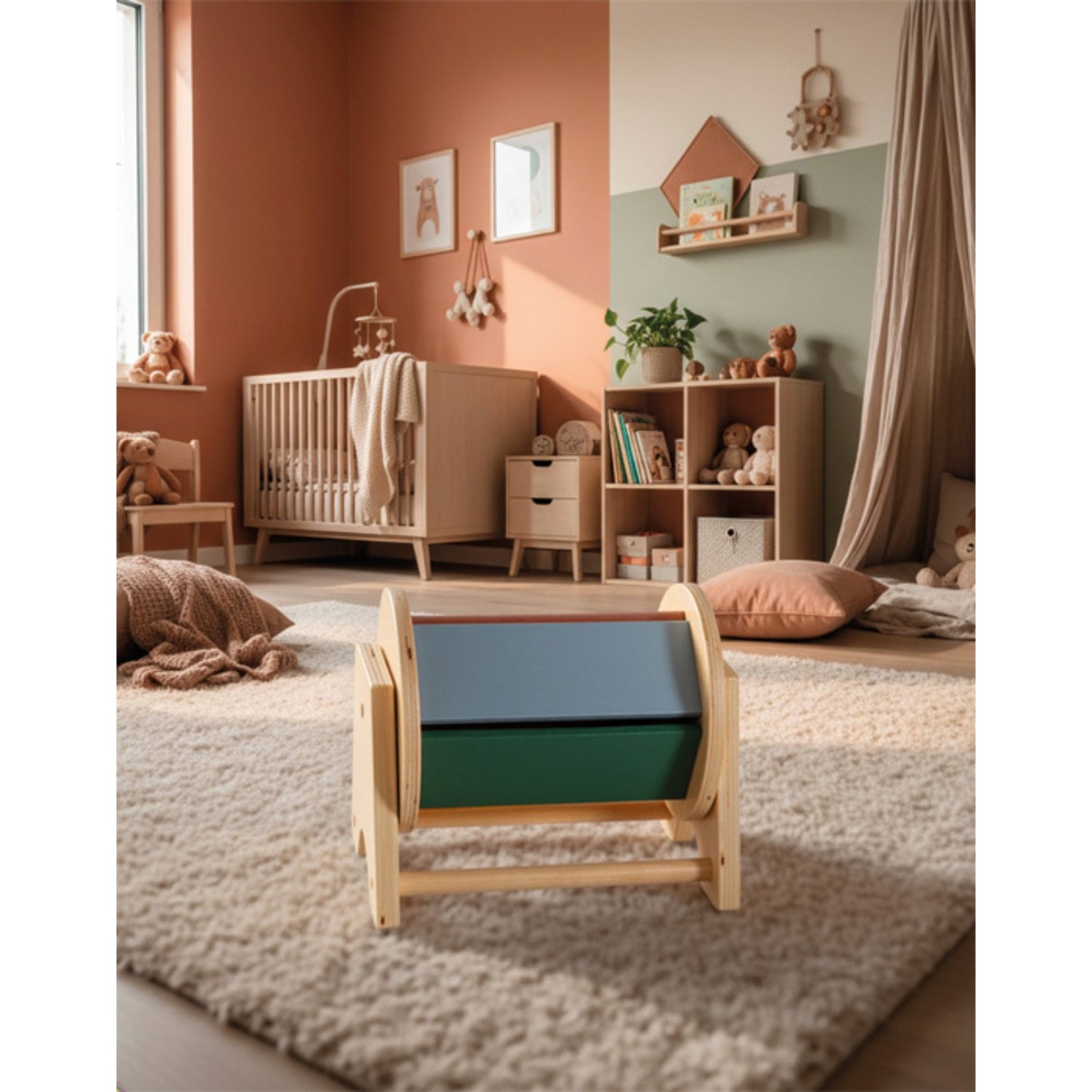 Montessori Rotating Drum | Motor Skills Toy