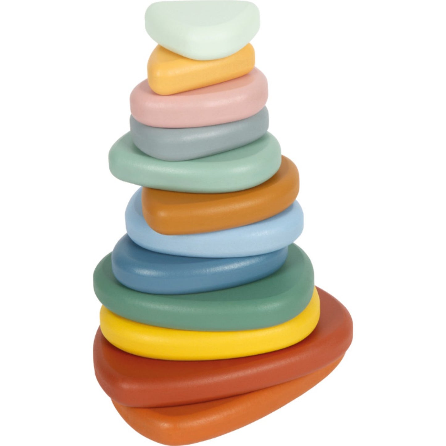 Montessori River Rocks Balance Game | Wooden Building Blocks
