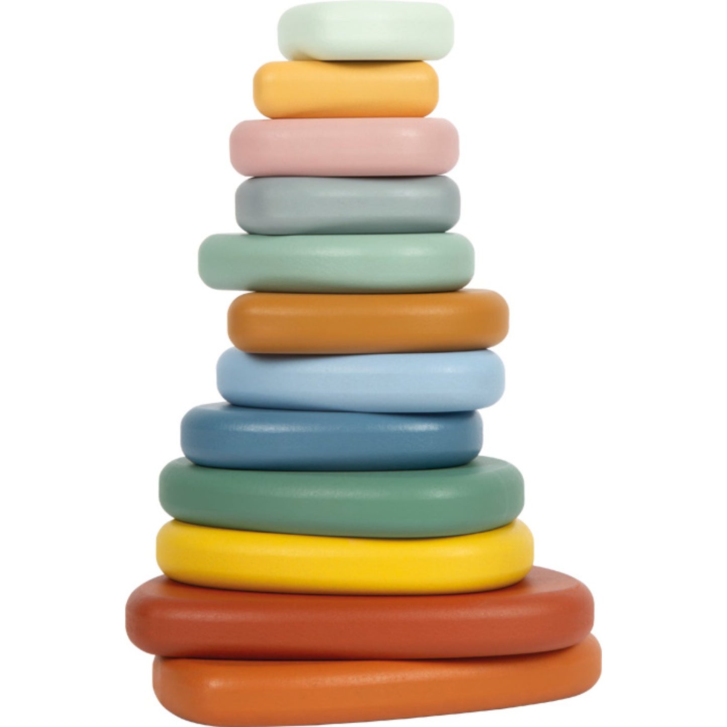 Montessori River Rocks Balance Game | Wooden Building Blocks