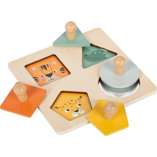 Montessori Puzzle Shapes and Images | Wooden Puzzle