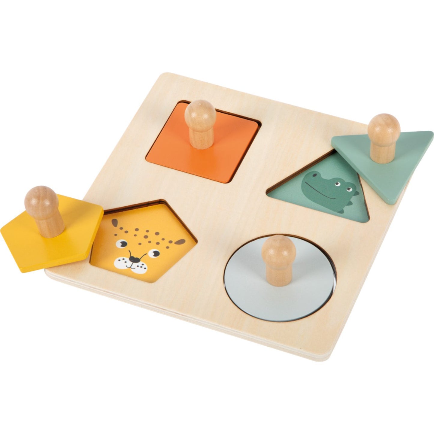 Montessori Puzzle Shapes and Images | Wooden Puzzle