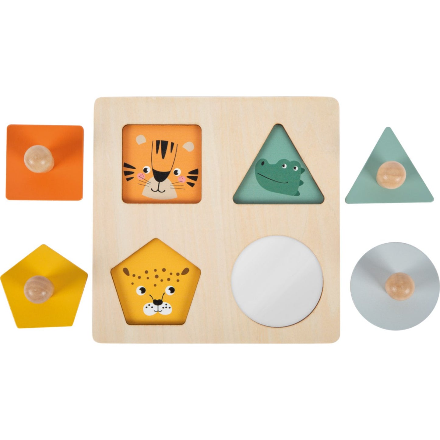 Montessori Puzzle Shapes and Images | Wooden Puzzle
