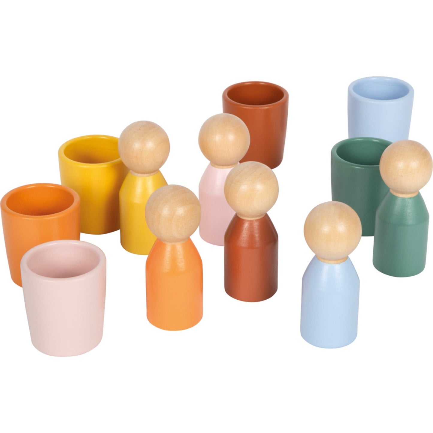 Montessori Sorting Beaker with Figures | Motor Skills Toy