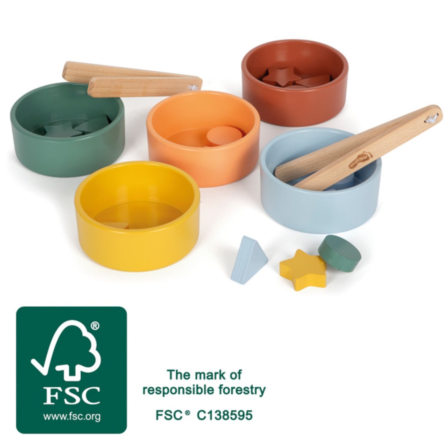 Montessori Sorting Game with Pliers | Motor Skills Toy