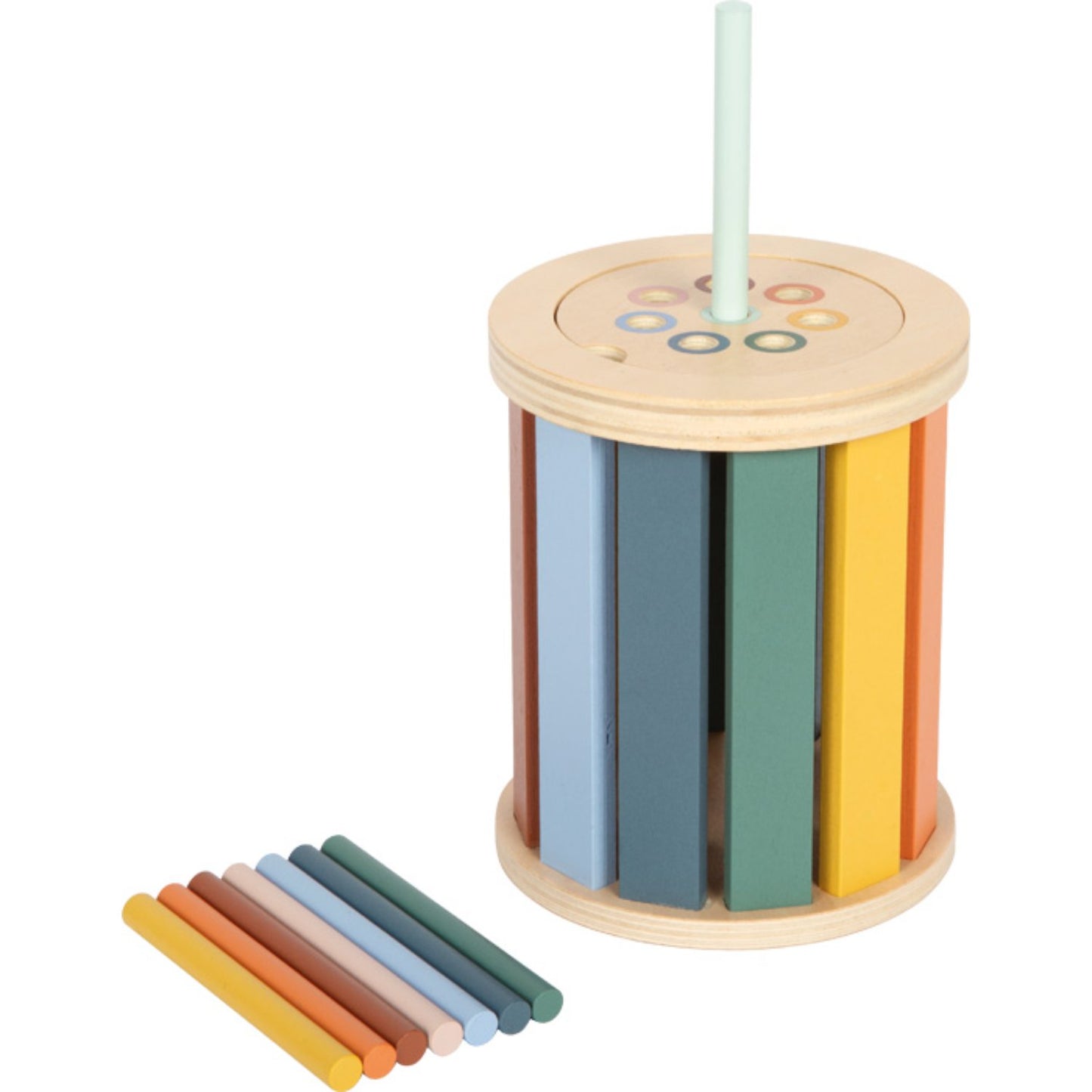 Montessori Sorting Game with a Drum | Motor Skills Toy