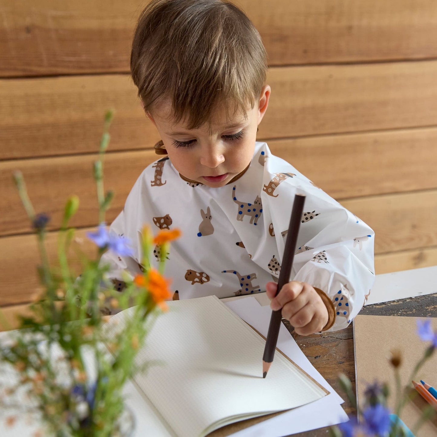 Little Mateys Royal | Long Sleeve Bib | Double Pack