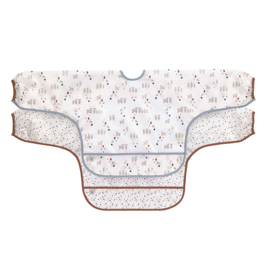 Tiny Farmer Sheep | Long Sleeve Bib | Double Pack