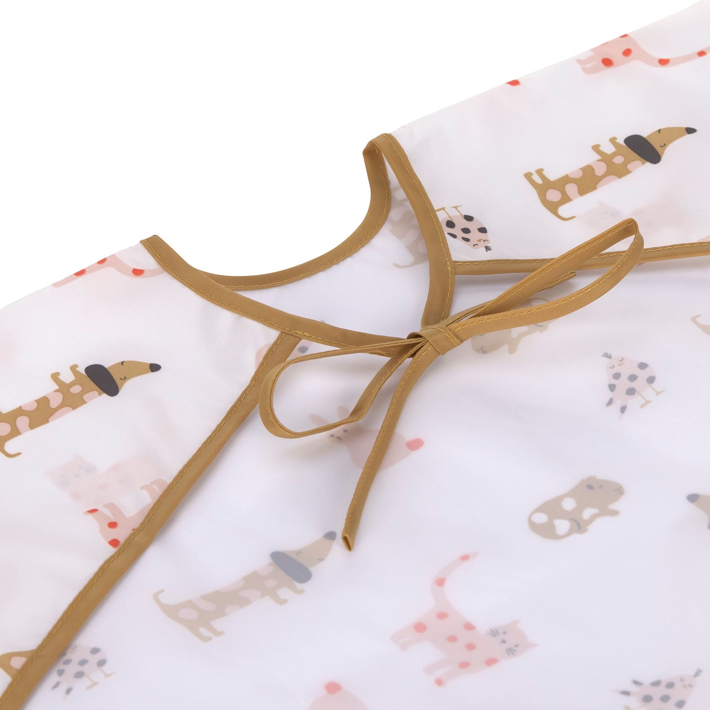 Little Mateys Spicy Orange | Long Sleeve Bib | Double Pack