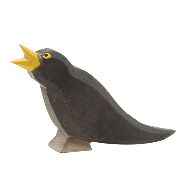 Blackbird | Woodland Animal Figure | Wooden Toys for Kids