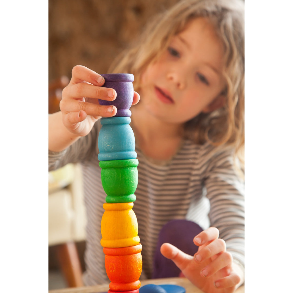 12 Mates - Cups | Loose Parts | Wooden Sorting & Stacking Toy