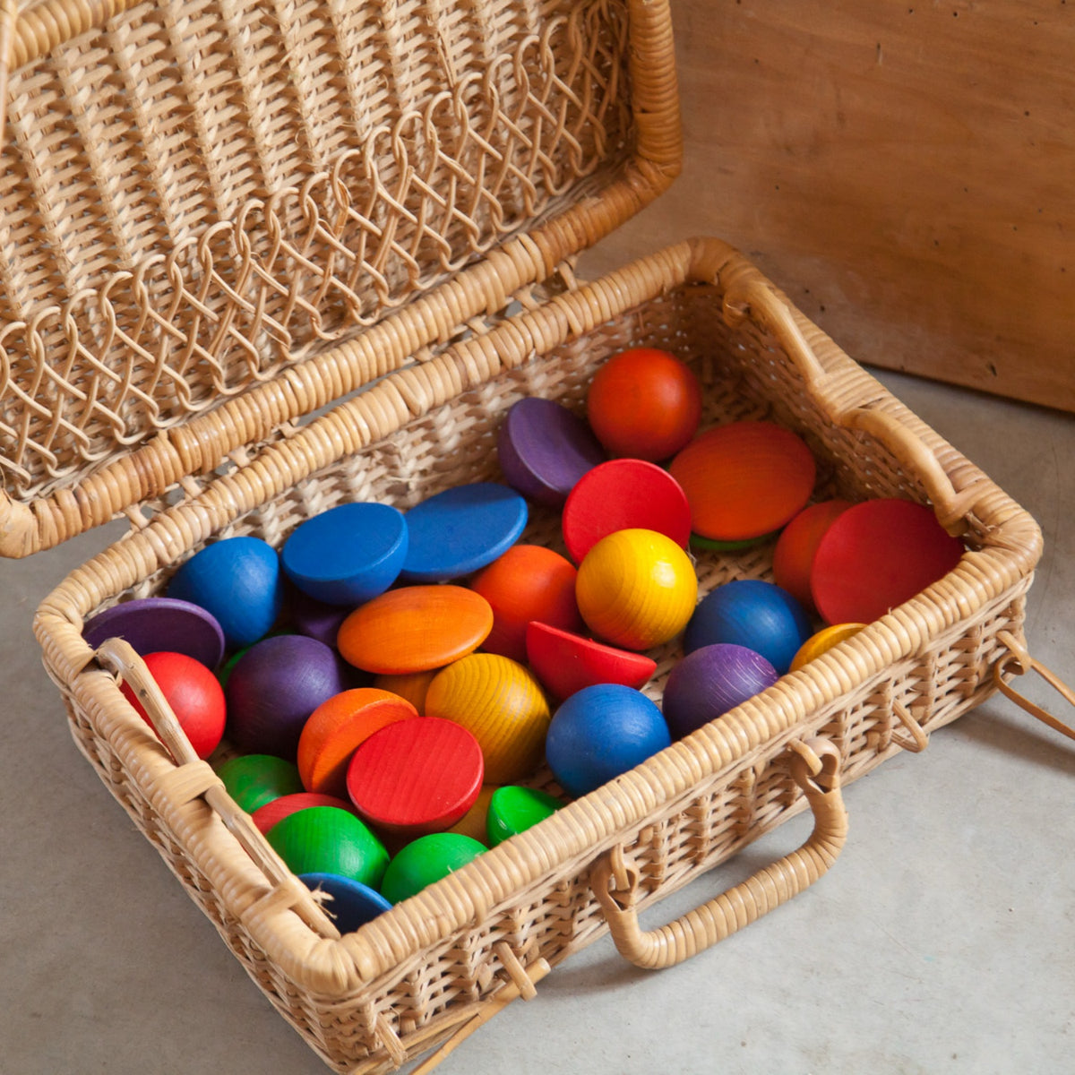 Round | Loose Parts | Wooden Sorting & Stacking Toy
