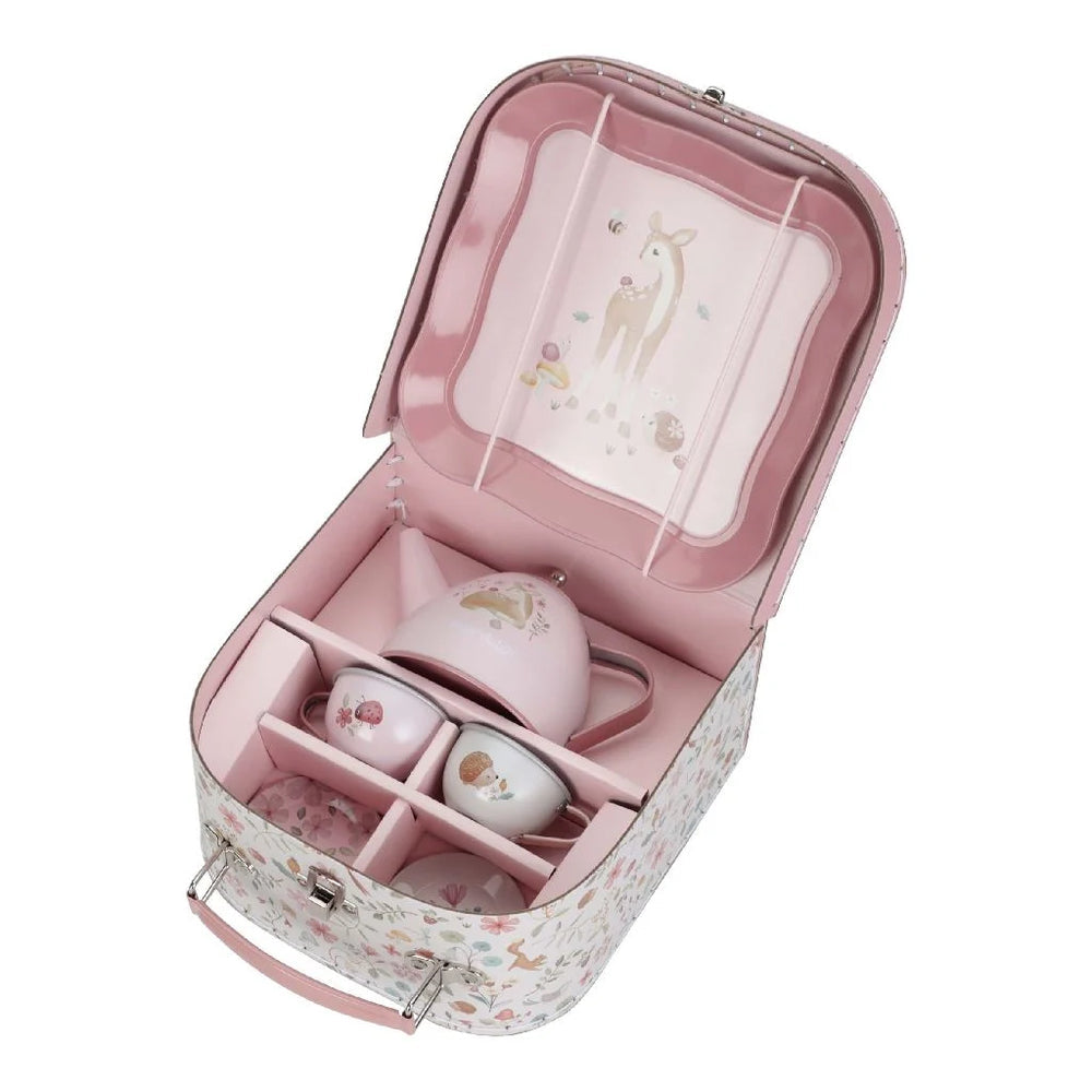 Fairy Garden Tea Set In Suitcase | Children’s Pretend Play Toy Tableware