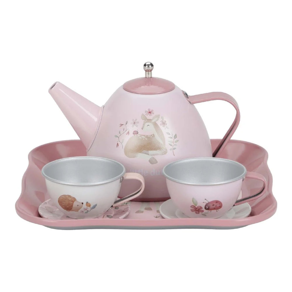 Fairy Garden Tea Set In Suitcase | Children’s Pretend Play Toy Tableware