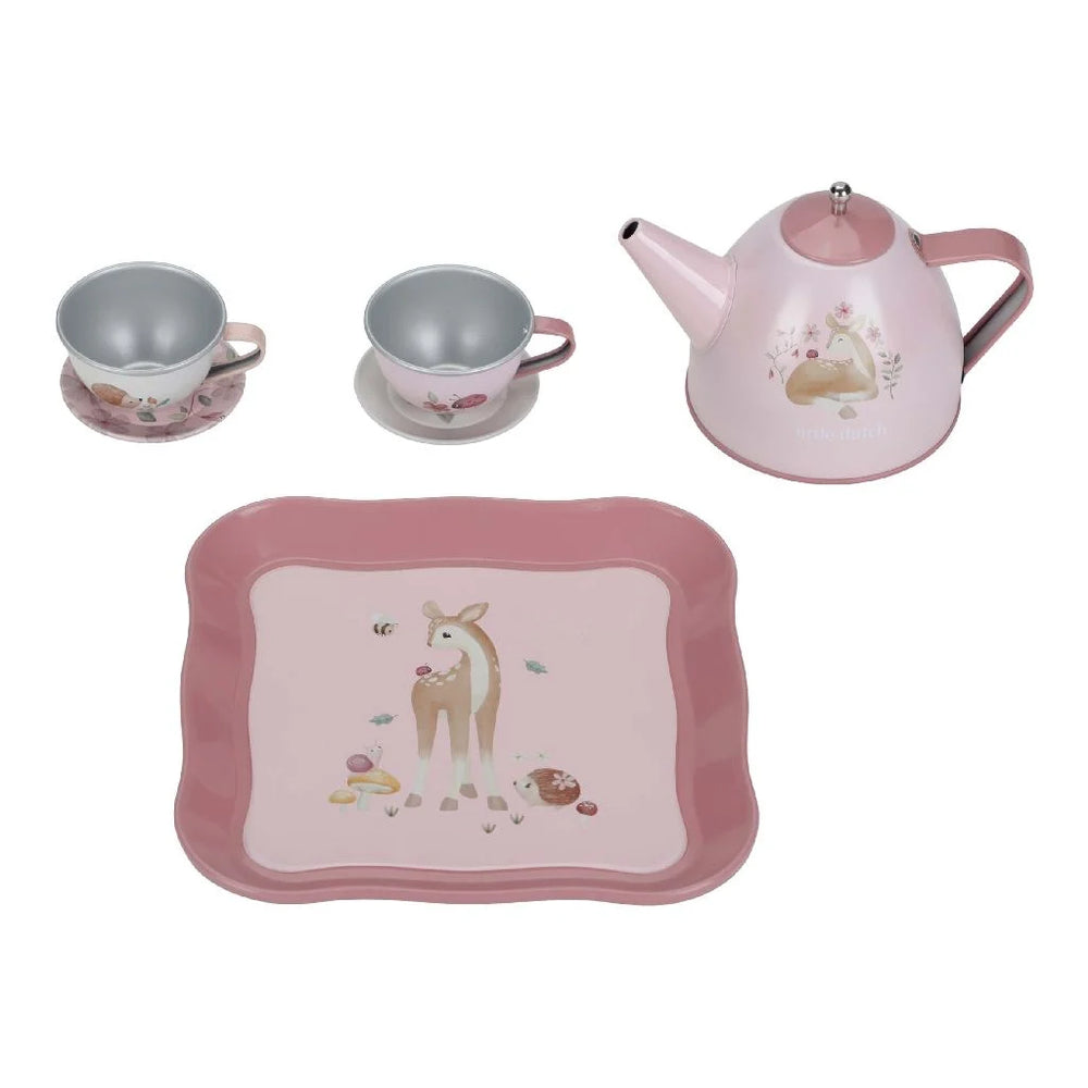 Fairy Garden Tea Set In Suitcase | Children’s Pretend Play Toy Tableware