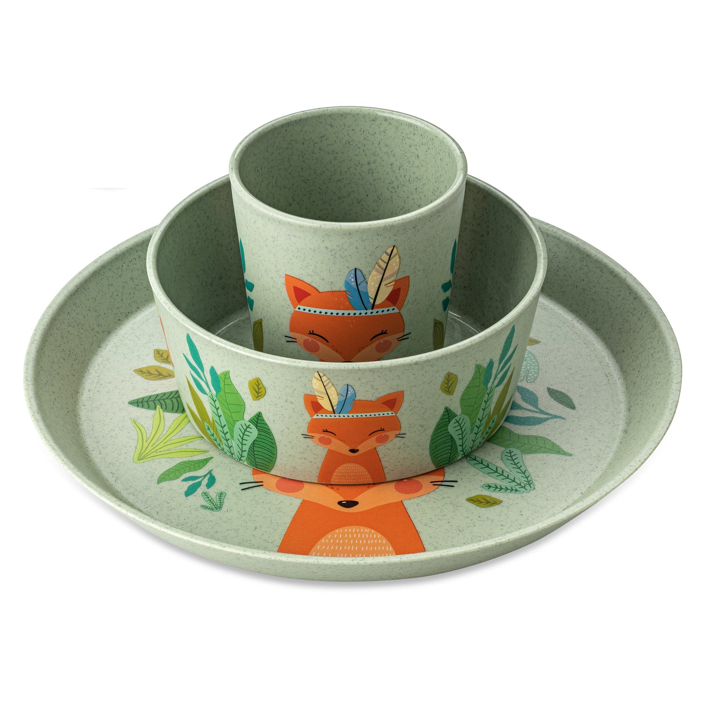 Harry the Fox | Dinnerware Set | Organic Bio-Circular | Made in Germany