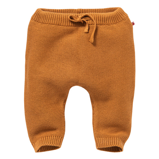Caramel Knitted Joggers | Baby Pants | GOTS Organic Cotton