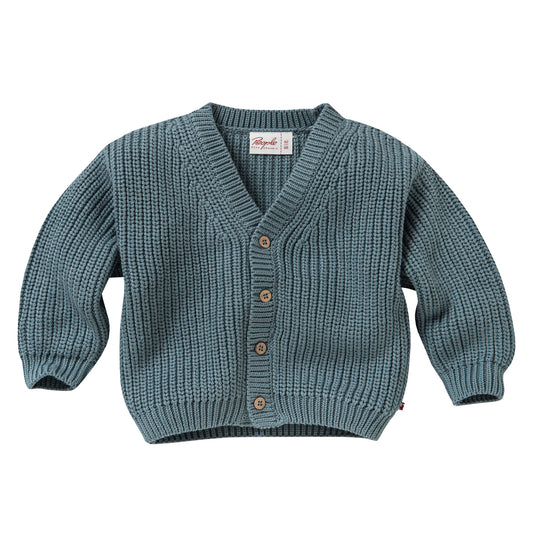 Eucalyptus | Baby Knitted Cardigan | GOTS Organic Cotton