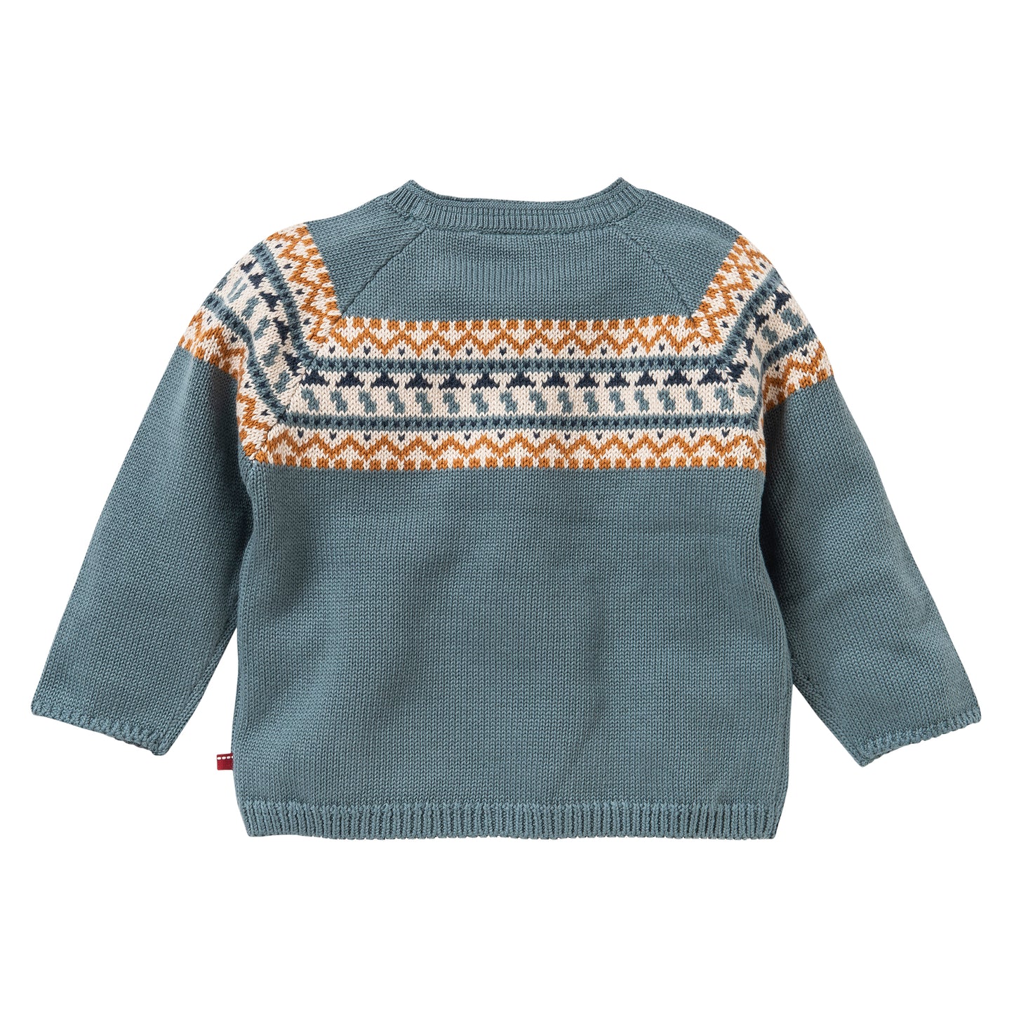 Eucalyptus Norwegian Style | Baby Jacquard Knitted Jumper | GOTS Organic Cotton