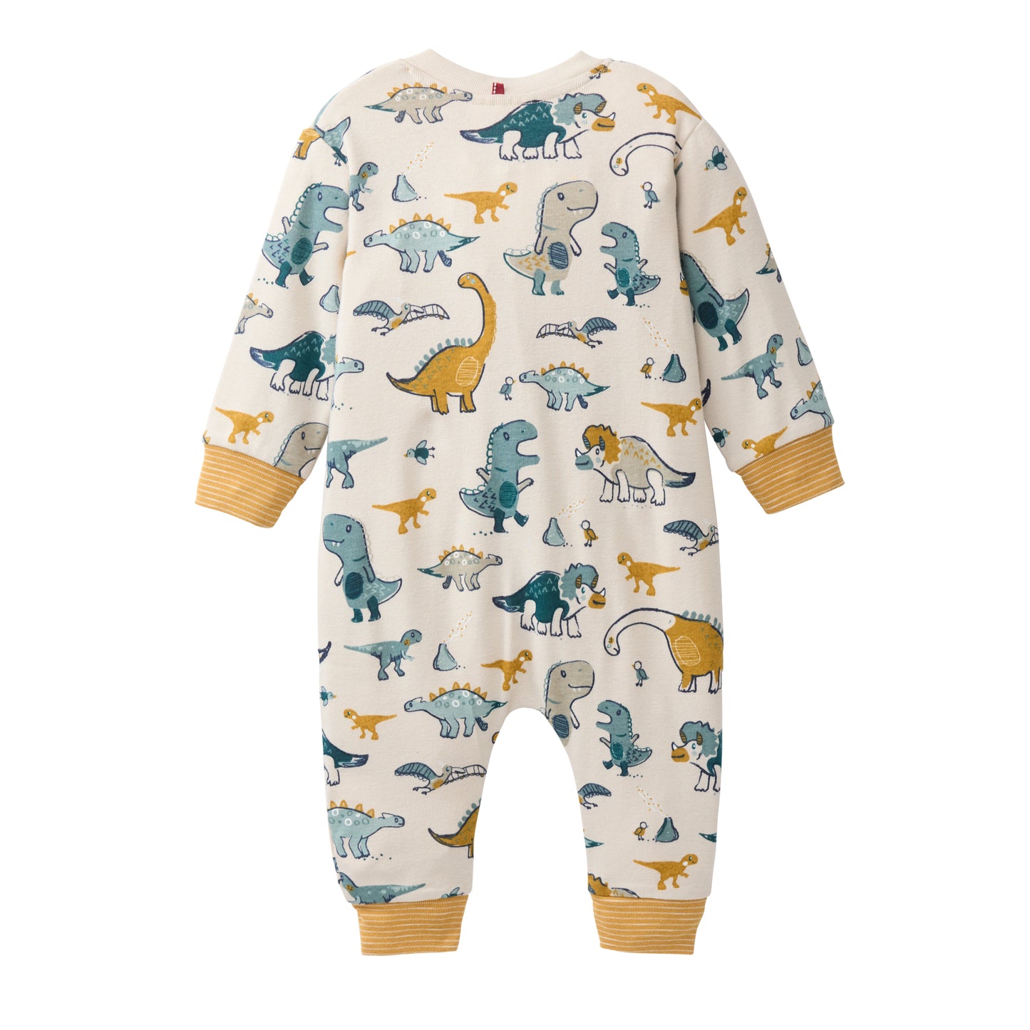 Dinosaurs | Long Sleeve Baby & Toddler Rompersuit | GOTS Organic Cotton