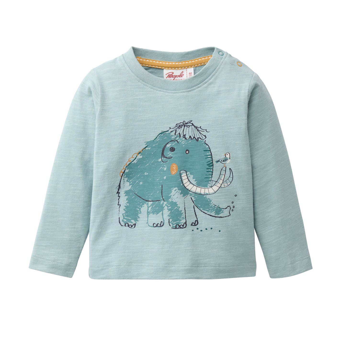 Mammoth - Sage | Long Sleeve Kids Top | GOTS Organic Cotton