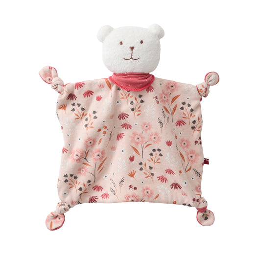 Bear | Flower Repeat Print | Organic Soft Comforter | GOTS Organic Cotton