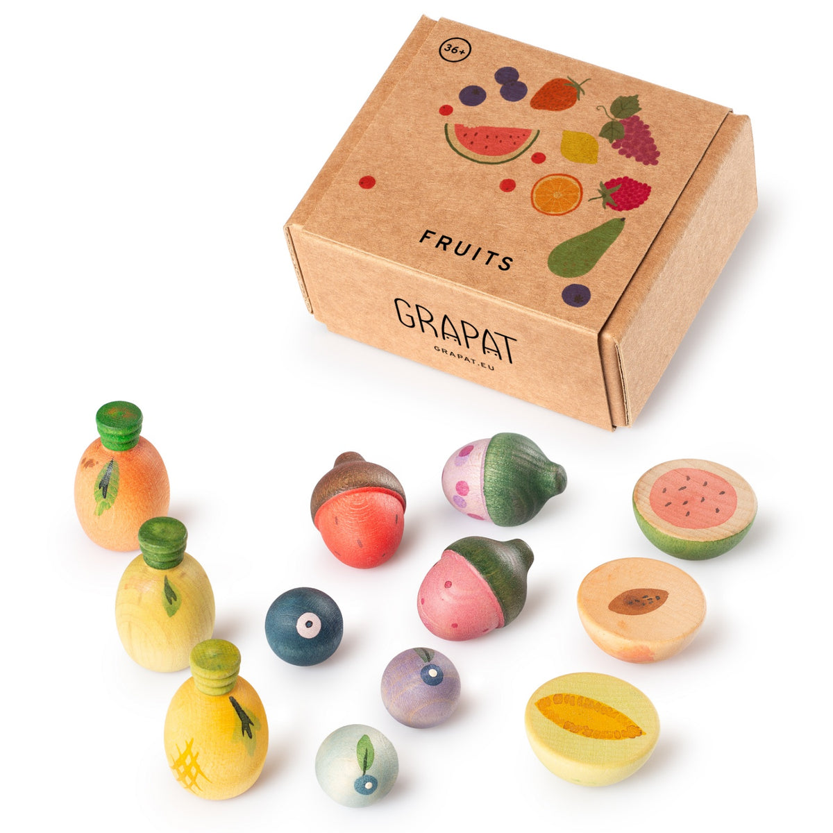 Fruits | Wooden Pretend Play Toy for Kids | Open-Ended Play