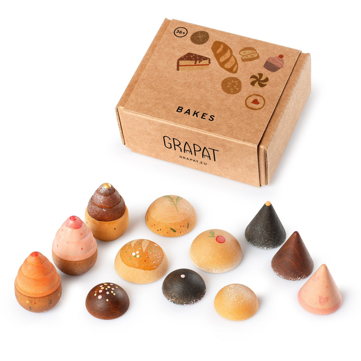 Bakes | Wooden Pretend Play Toy for Kids | Open-Ended Play