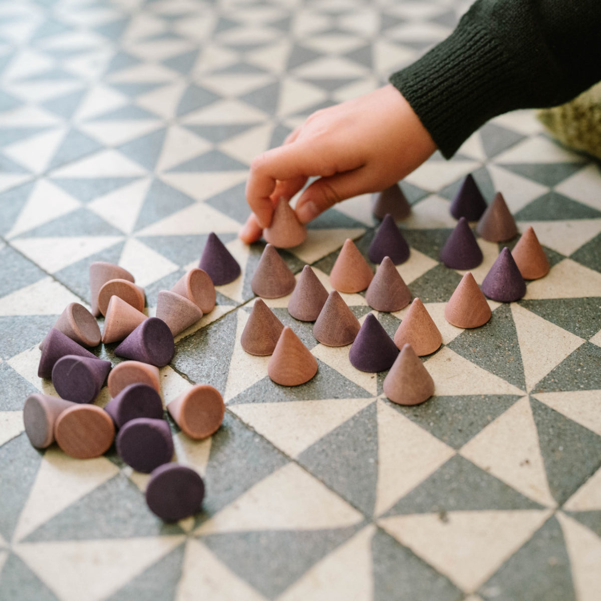 Mandala Peak | 36 Pieces | Wooden Toys for Kids | Open-Ended Play