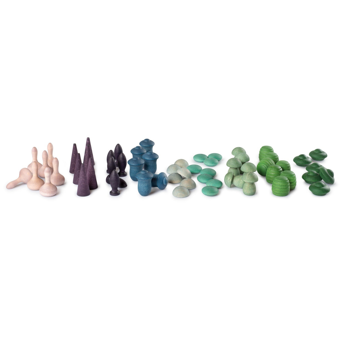Mandala Cold Mix | 81 Pieces | Wooden Toys for Kids | Open-Ended Play