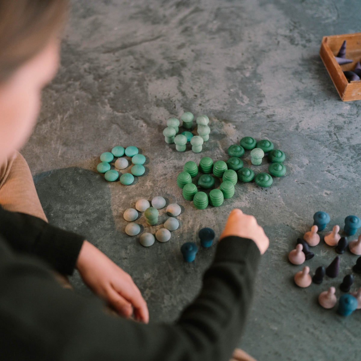 Mandala Cold Mix | 81 Pieces | Wooden Toys for Kids | Open-Ended Play