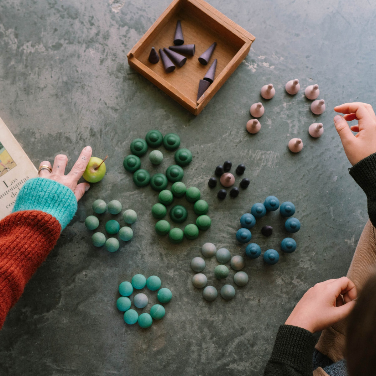 Mandala Cold Mix | 81 Pieces | Wooden Toys for Kids | Open-Ended Play