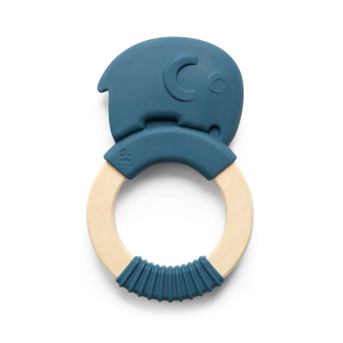 Fanto the Elephant | Nordic Blue | Food-Grade Silicone Baby Teether