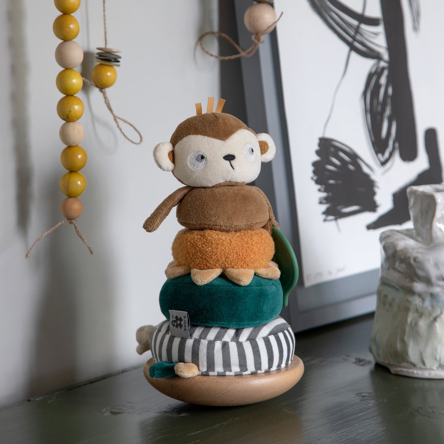 Maci the Monkey | Rocking Stacker | Toddler Activity Toy