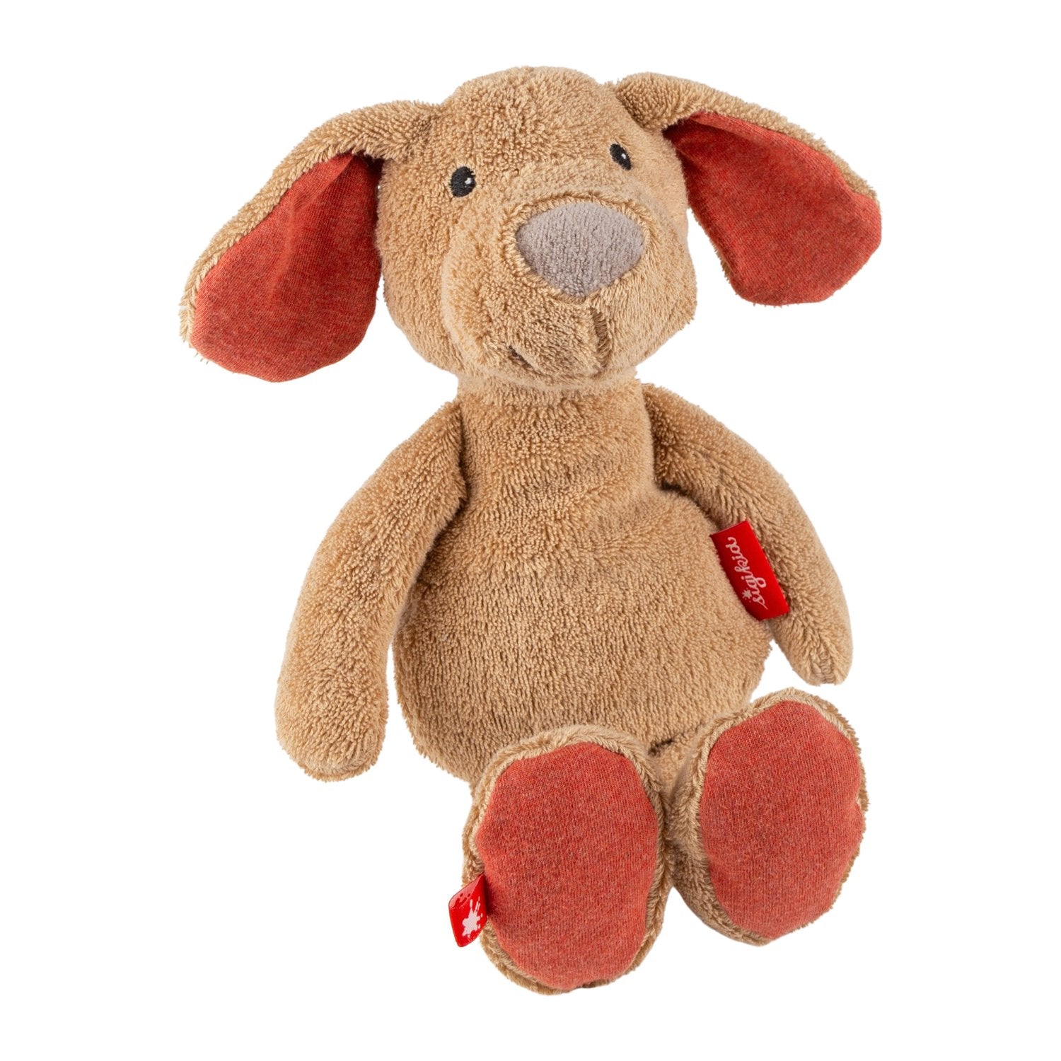 Cuddly Toy Dog, Patchwork World | Natural Friends | Soft Toy - image 1