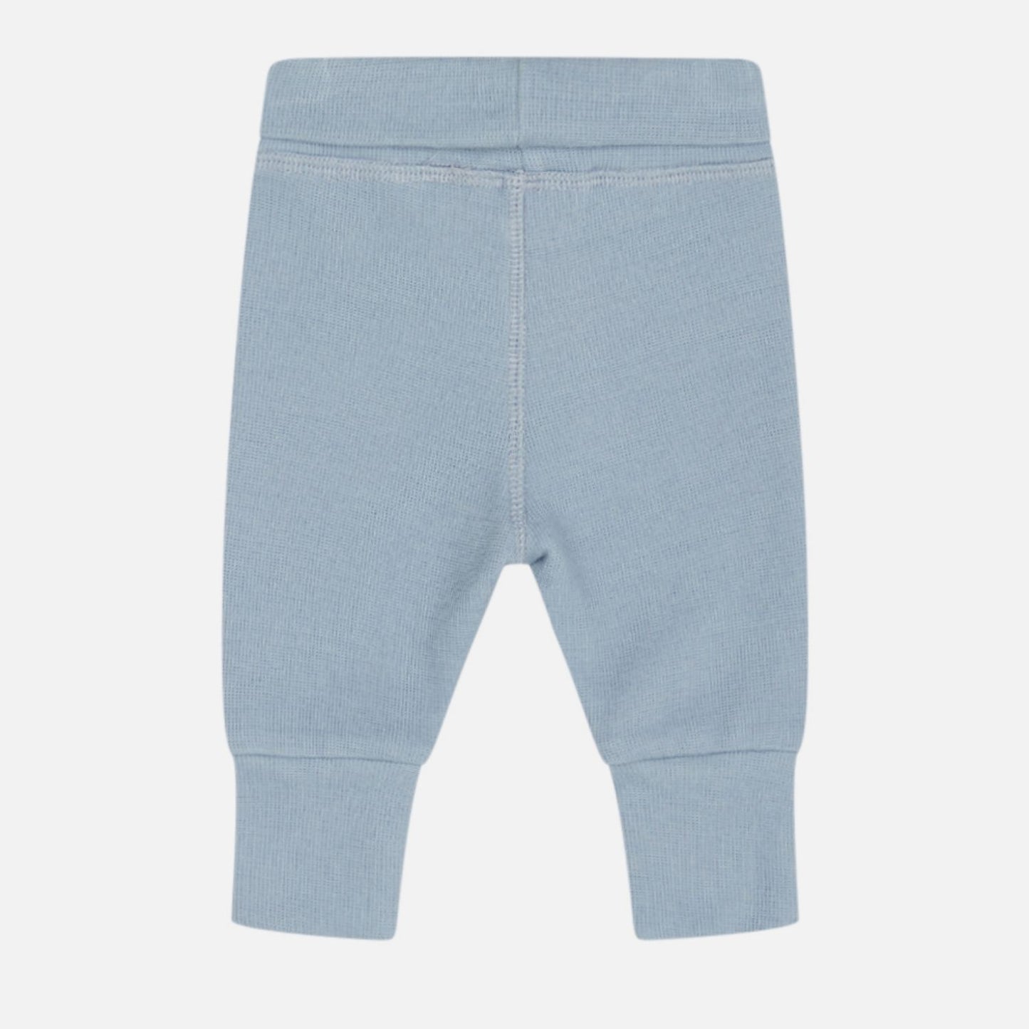 Teddy Bear Joggers | Dusty Blue | Baby & Toddler Pants | GOTS Organic Cotton