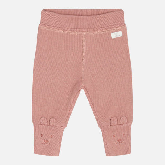 Teddy Bear Joggers | Ash Rose | Baby & Toddler Pants | GOTS Organic Cotton