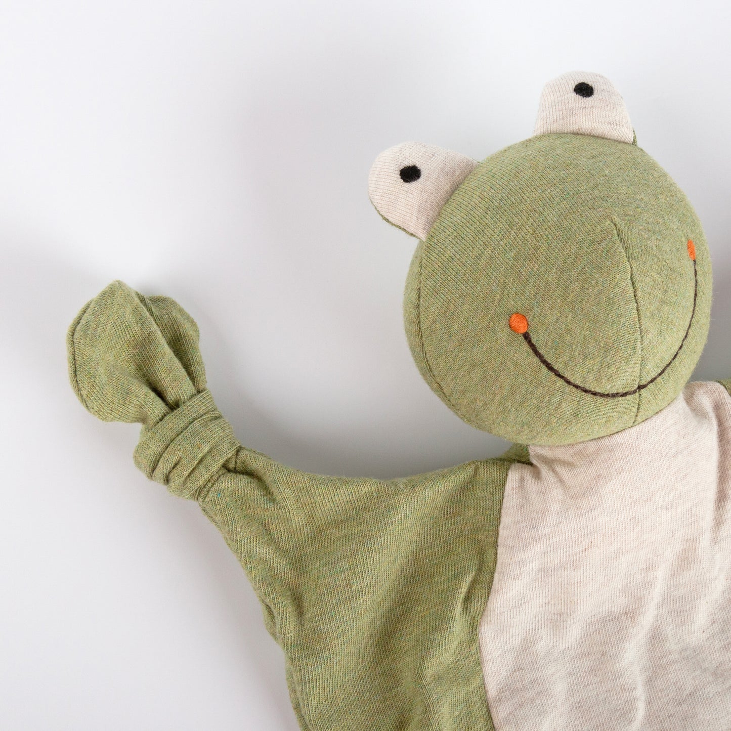 Frog | Organic Baby Comforter | Baby’s First Soft Toy