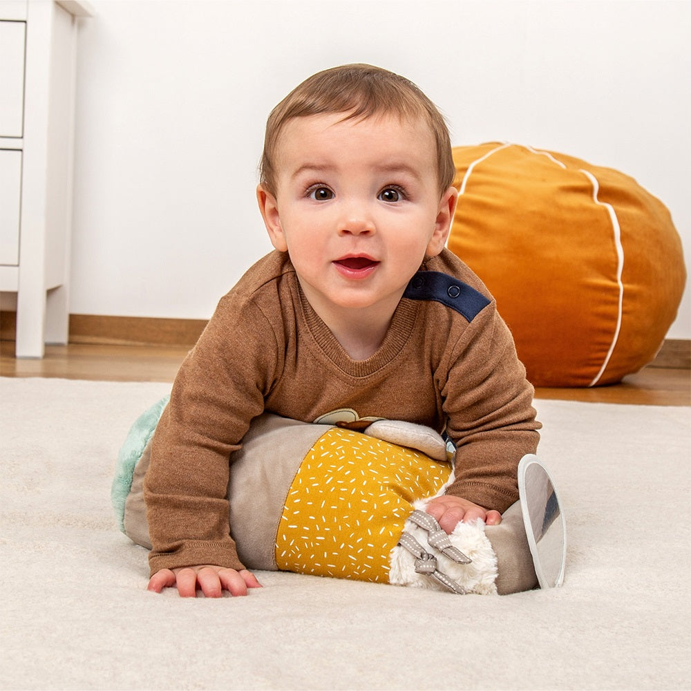 Fox Tummy Time Roller | Baby Activity Toy | Baby’s First Soft Toy