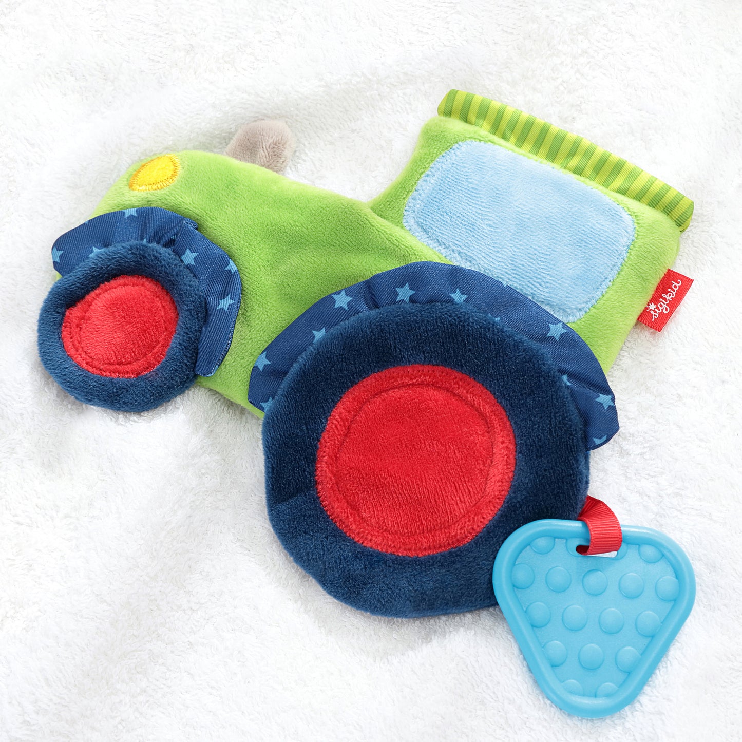 Tractor | Crinkly Grasping Toy and Teether | Baby’s First Soft Toy