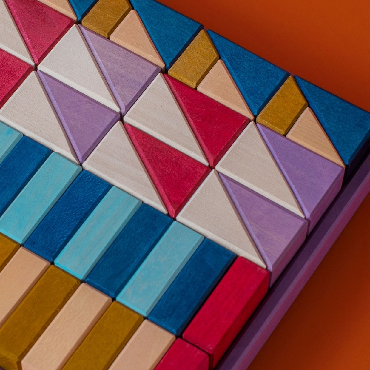 Small Building Set - Rhythm | Tiny Art Collection | Wooden Building Toy Set