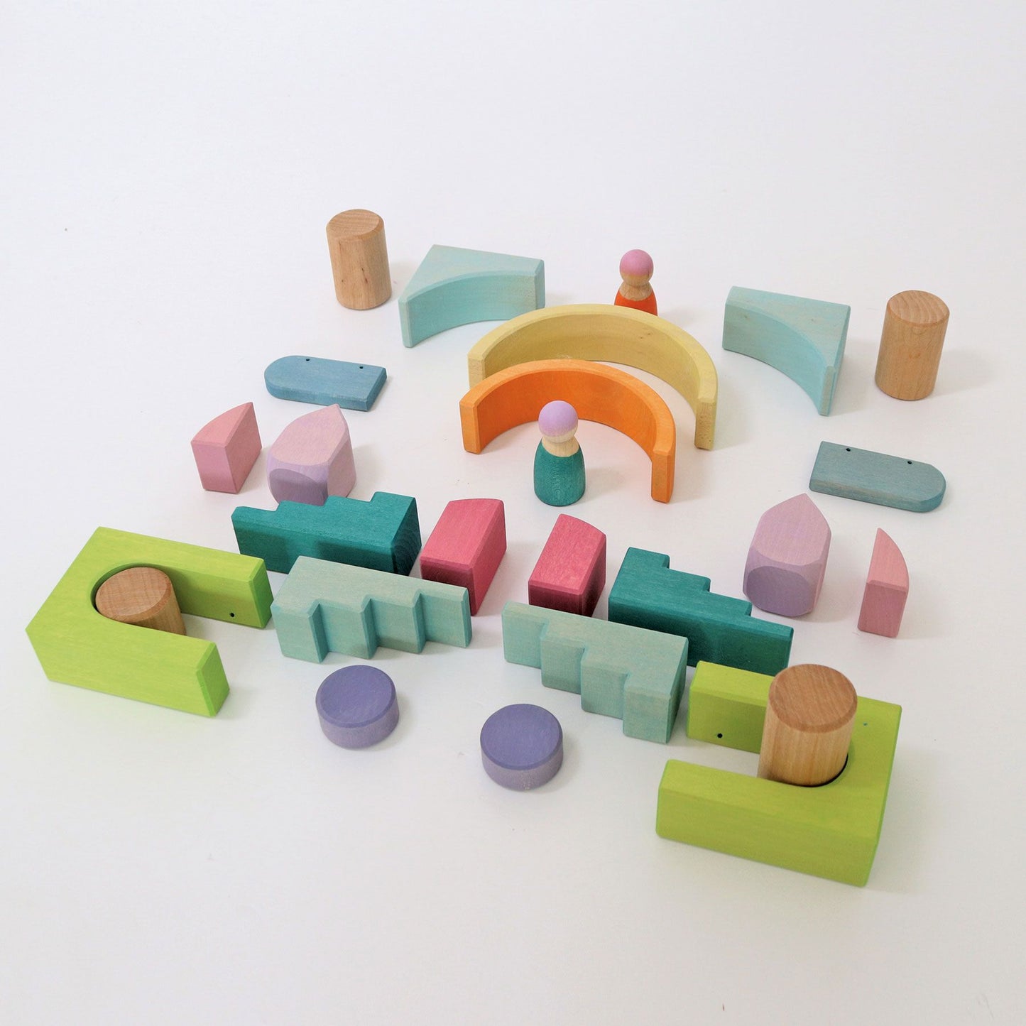 Building World Cloud Play | Small World Playset | Wooden Toys for Kids | Open-Ended Play