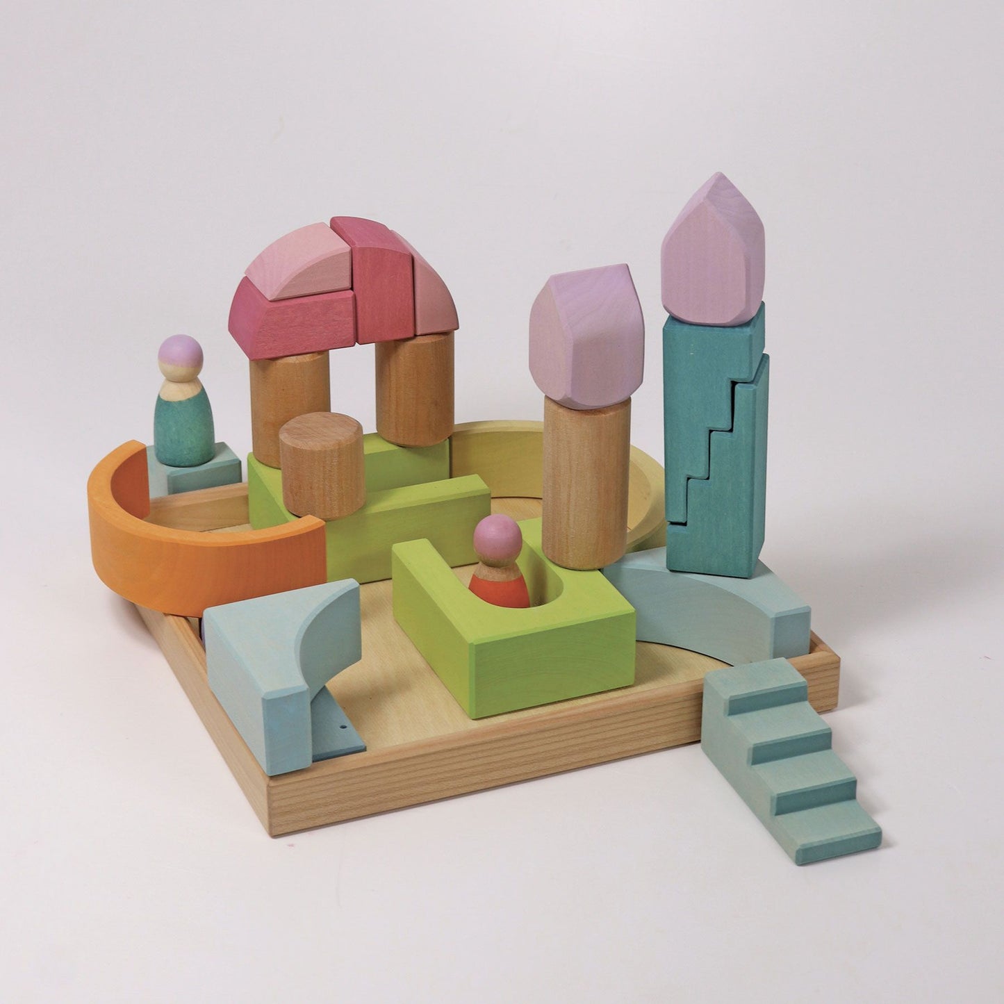 Building World Cloud Play | Small World Playset | Wooden Toys for Kids | Open-Ended Play